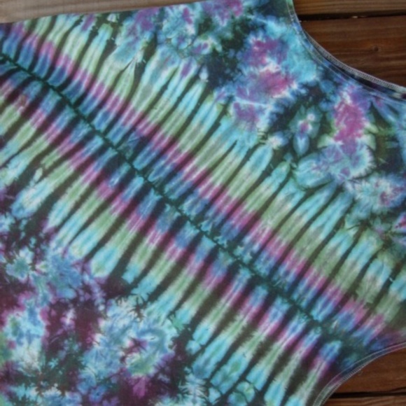 Tie Dye Tank Top Large Size - Picture 5 of 7
